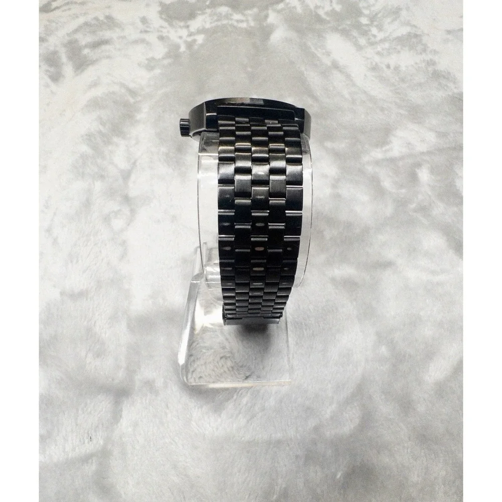 Nixon Minimalist Time Teller Mens 37mm Watch Pavement Dial New Battery